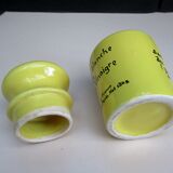 Maille ceramic mustard pot