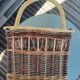 Vintage wicker basket