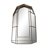 Antique glass and brass showcase handmade