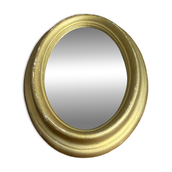 Petit miroir de forme ovale italien — Beyit