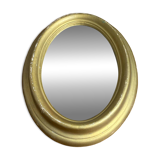 Small Italian oval-shaped mirror