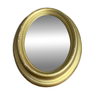 Small Italian oval-shaped mirror