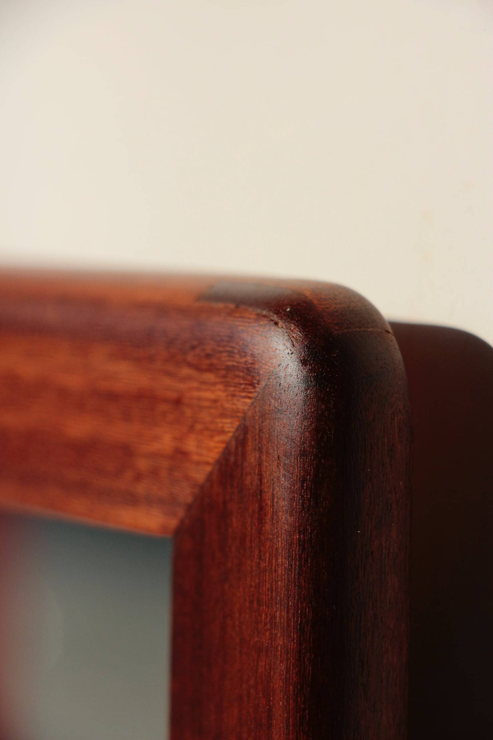 Miroir Rectangulaire en teck - Vintage - 04.01.24.02