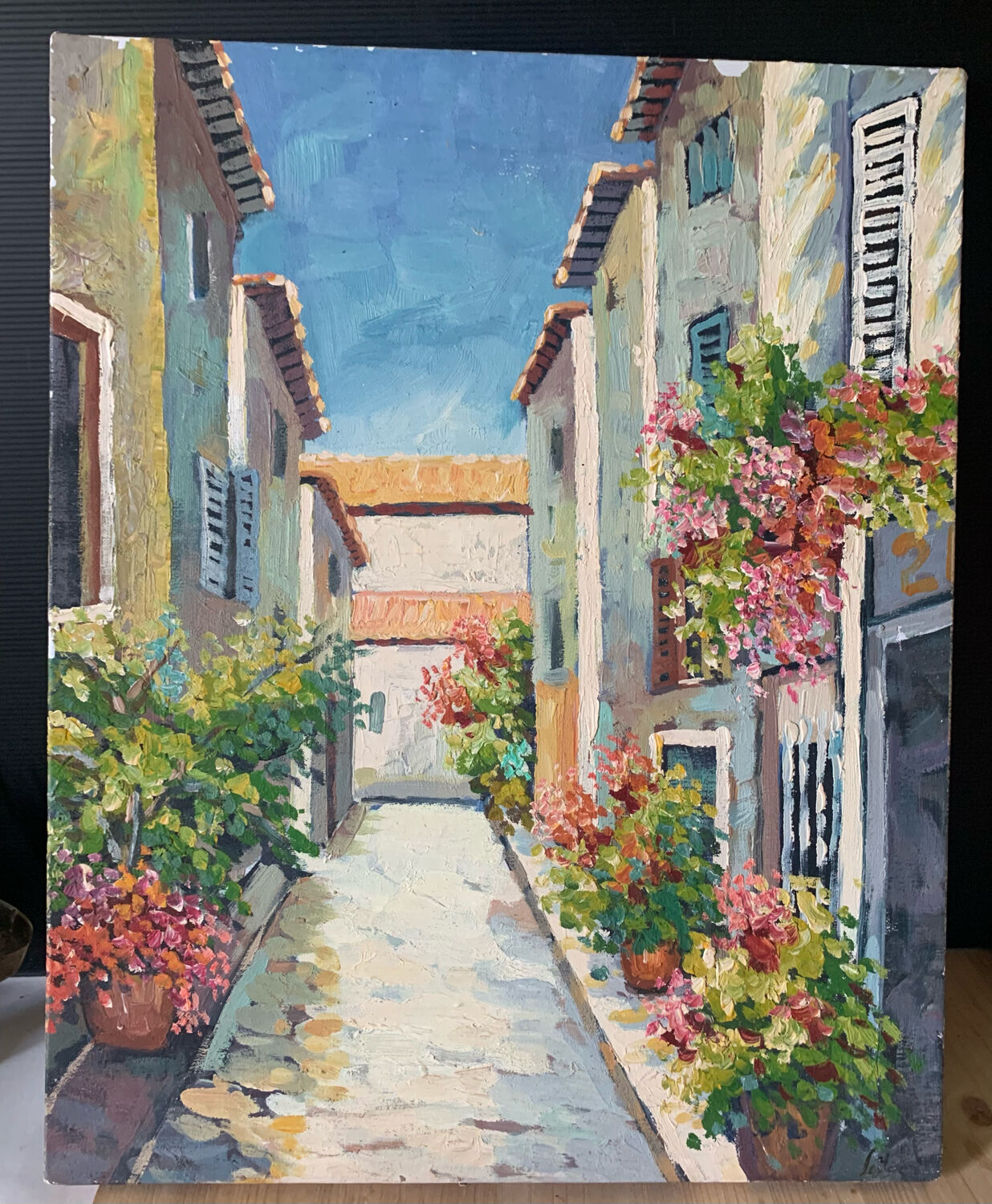 Oil painting on canvas