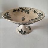 Fine earthenware bowl on a pedestal base – Grigny factory, circa 1830–1860