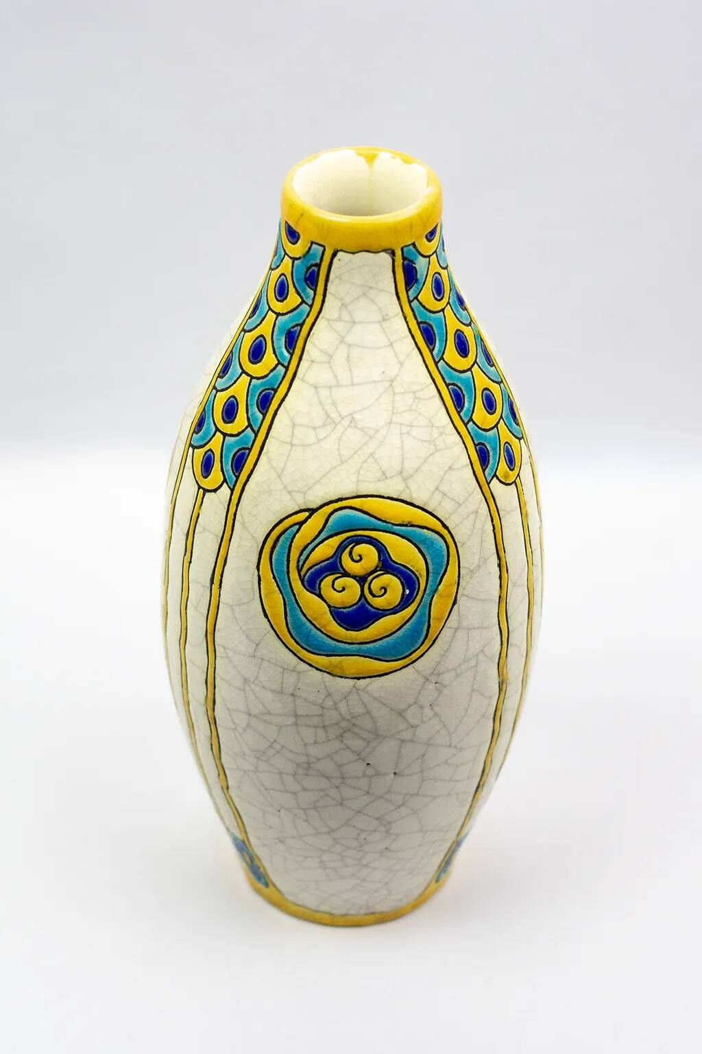 Art Deco vase by Charles Catteau - Boch Frères Kéramis, decoration 751 from 1923