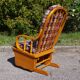 Rocking chair in pine, 1970s