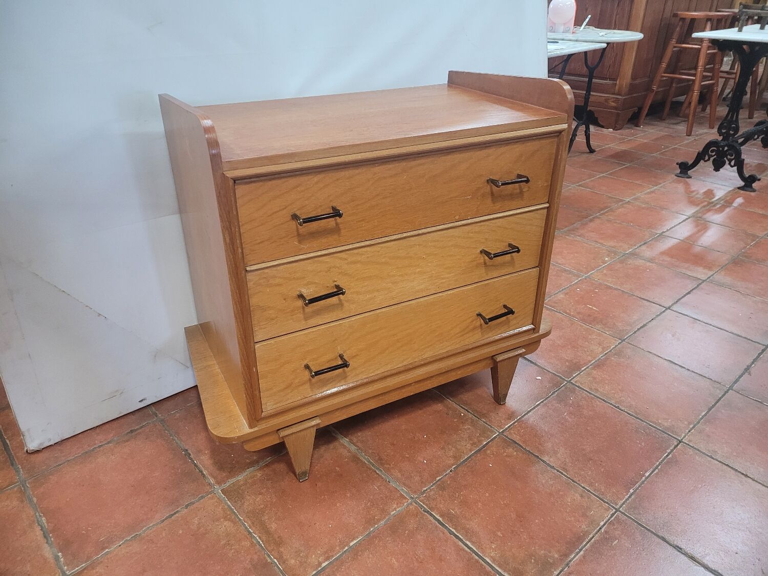 Vintage oak chest of drawers from the 60s