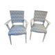Paire de fauteuils bridge