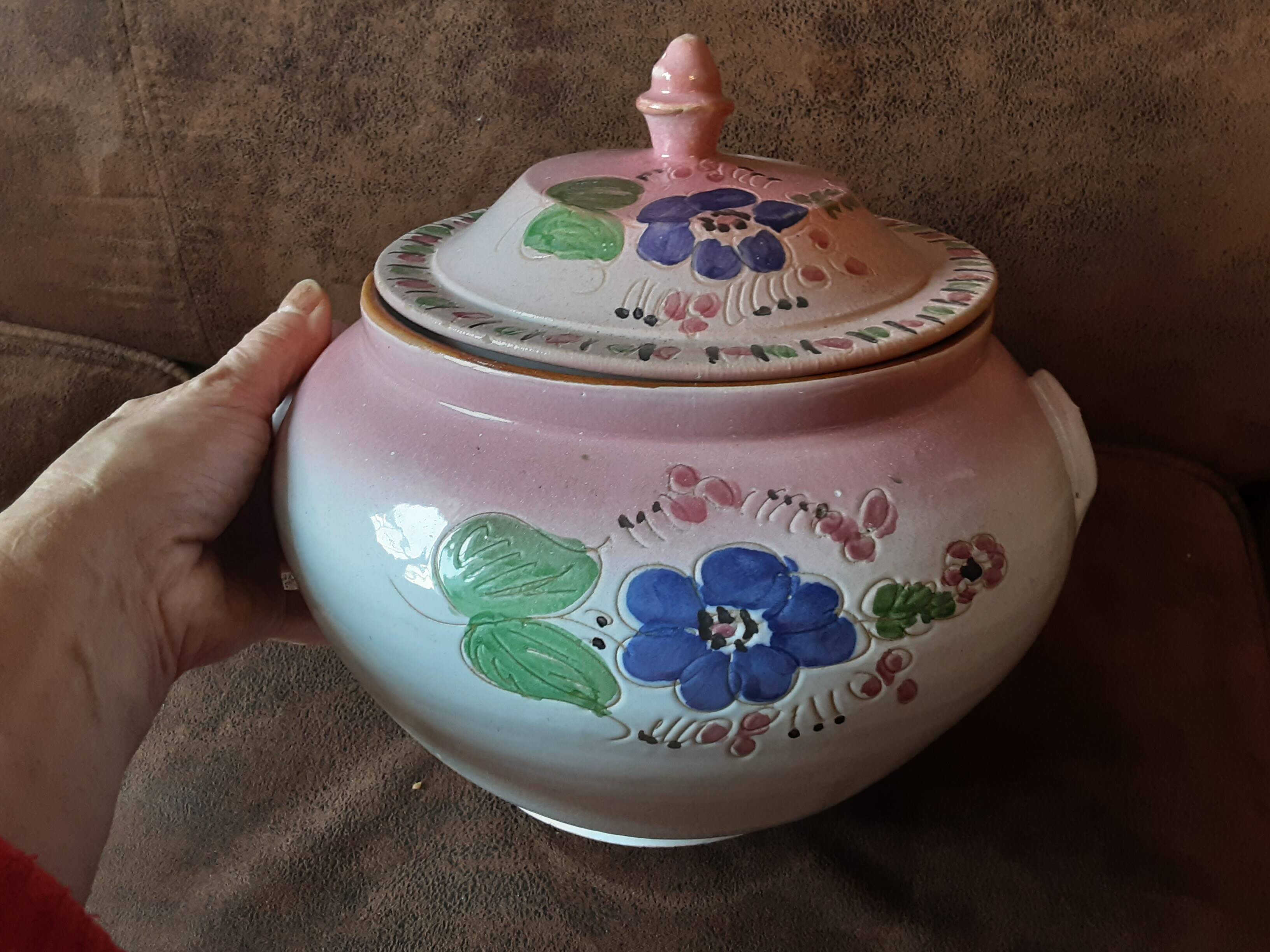 Handmade terracotta pot