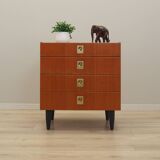Teak chest of drawers, Danish design, 1970s, production: Denmark
