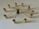 Vintage Scandinavian design candle holder 60 years