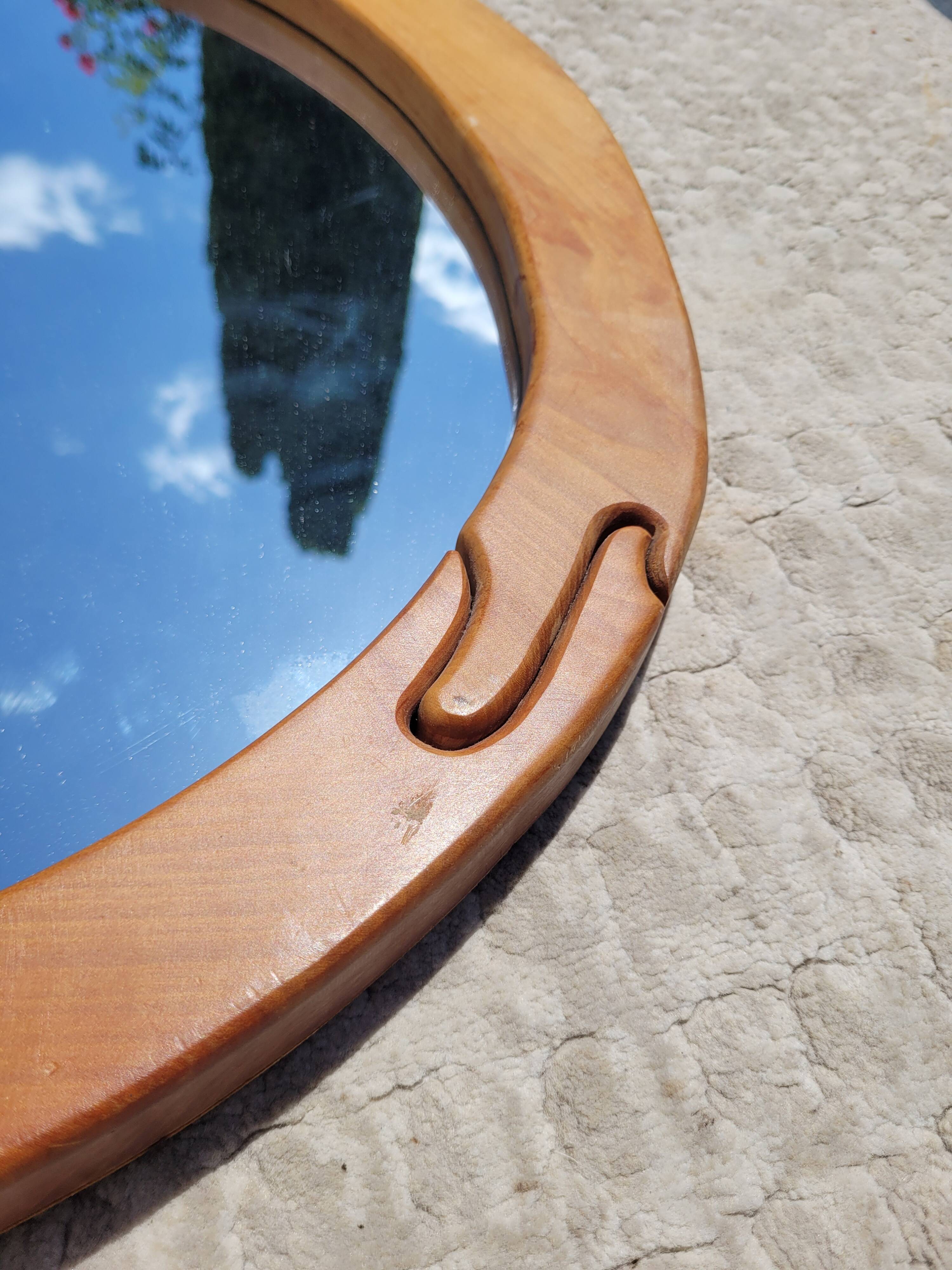 Free-form vintage mirror