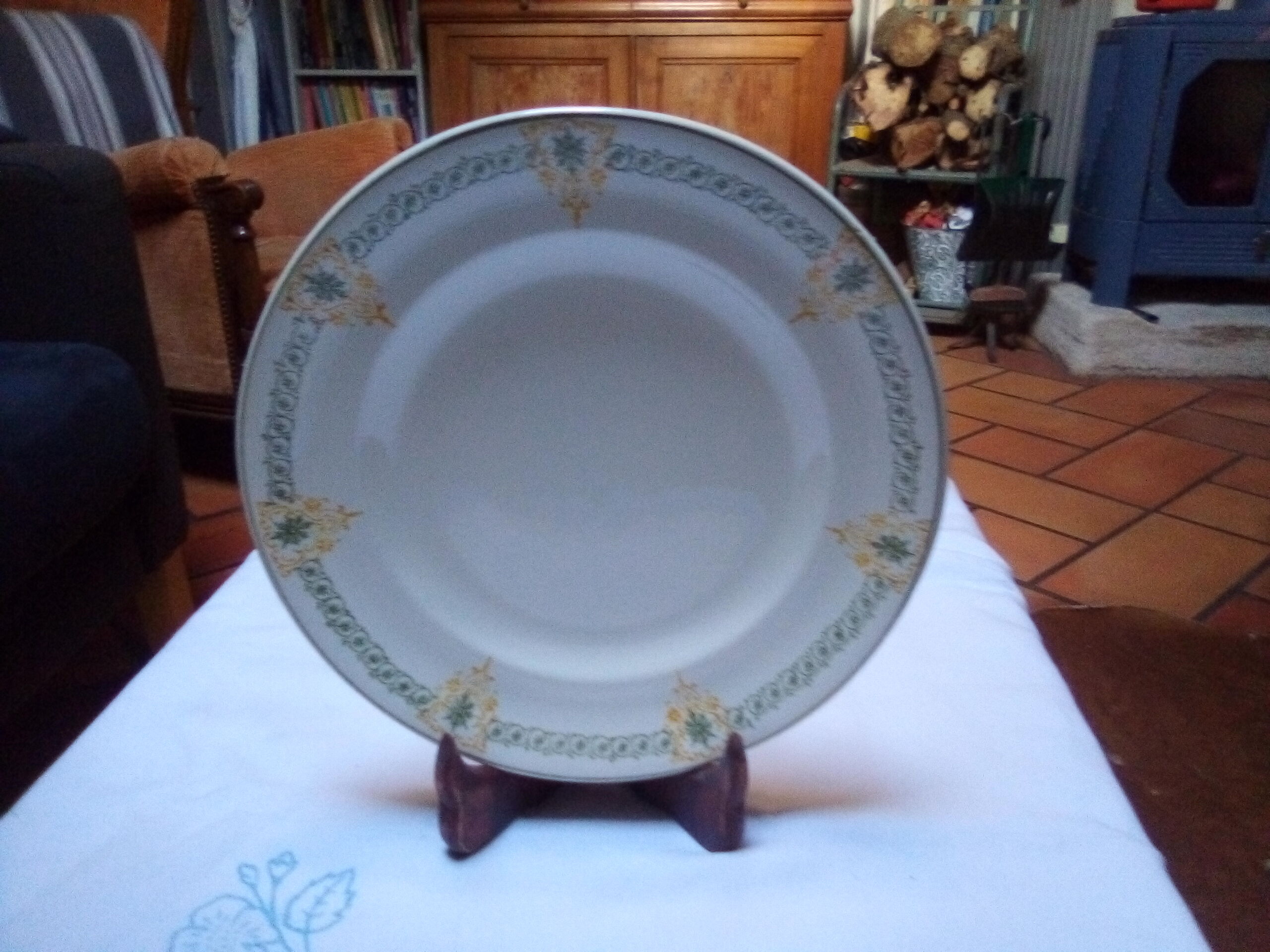 12 Flat plates Longpré / Longwy