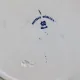 6 antique flat plates Creil and Montereau Téniers service