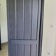Old library storage unit shelf cabinet curiosities vintage black linen