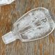 Pair of antique frosted crystal perfume bottles – Signed Charet