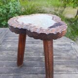 Old brutalist farm stool, Spain