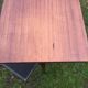 Vintage teak desk with 5 feet compass and 3 drawers