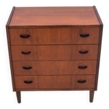 Commode en teck, Danemark, années 1960