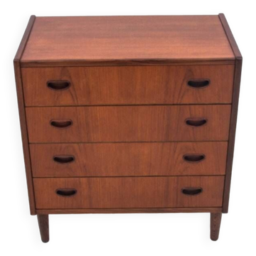 Teak chest of drawers, Denmark, 1960s