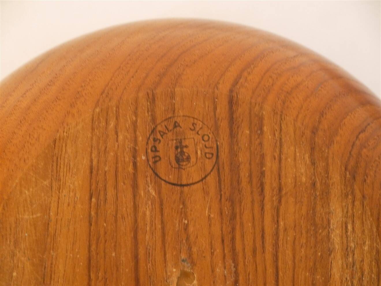 Swedish teak catchall from the 1960s