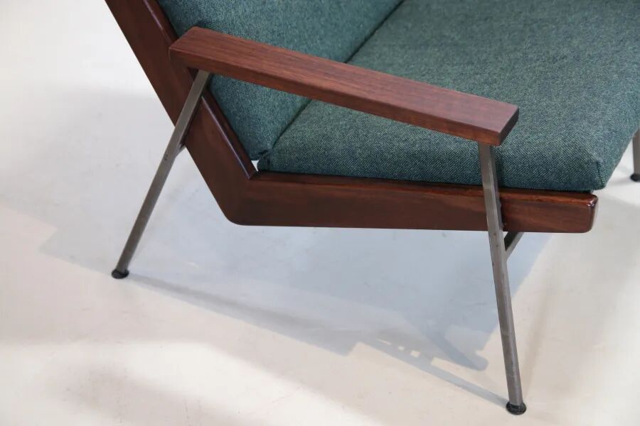 set of 2 Teak Rob Parry Lotus armchairs for Gelderland, 1960s