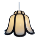 Tulip shaped pendant lamp