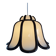 Tulip shaped pendant lamp