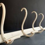 Fischel curved wood wall coat rack, Art Deco