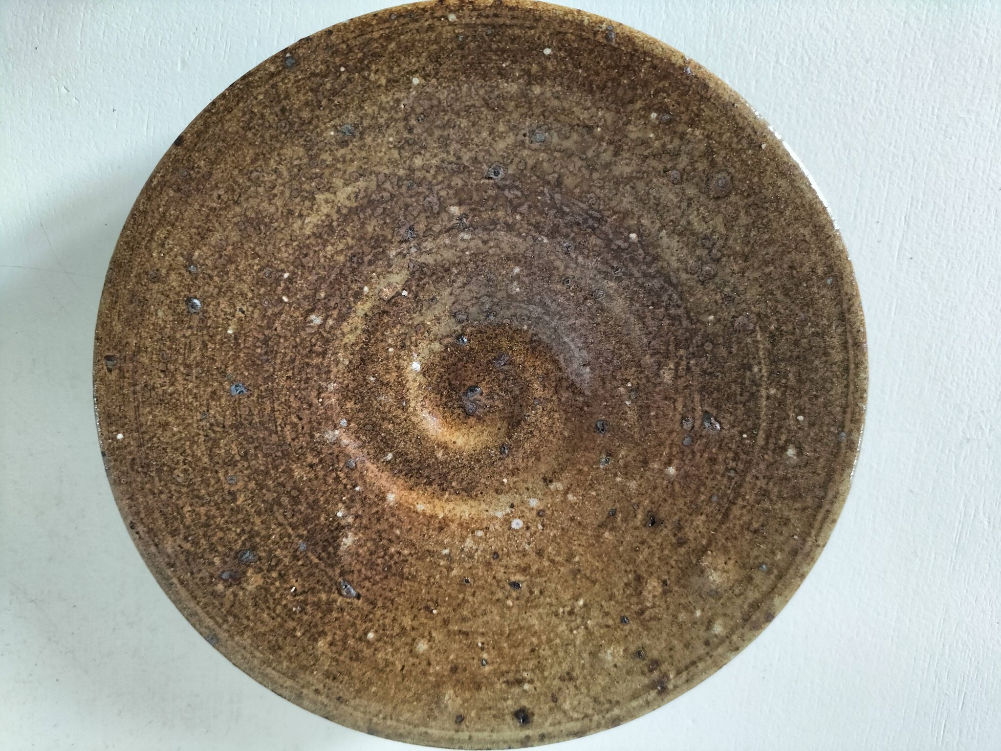 Trio de tasses et soucoupes en grès pyrité - Charles Gaudry, Puisaye