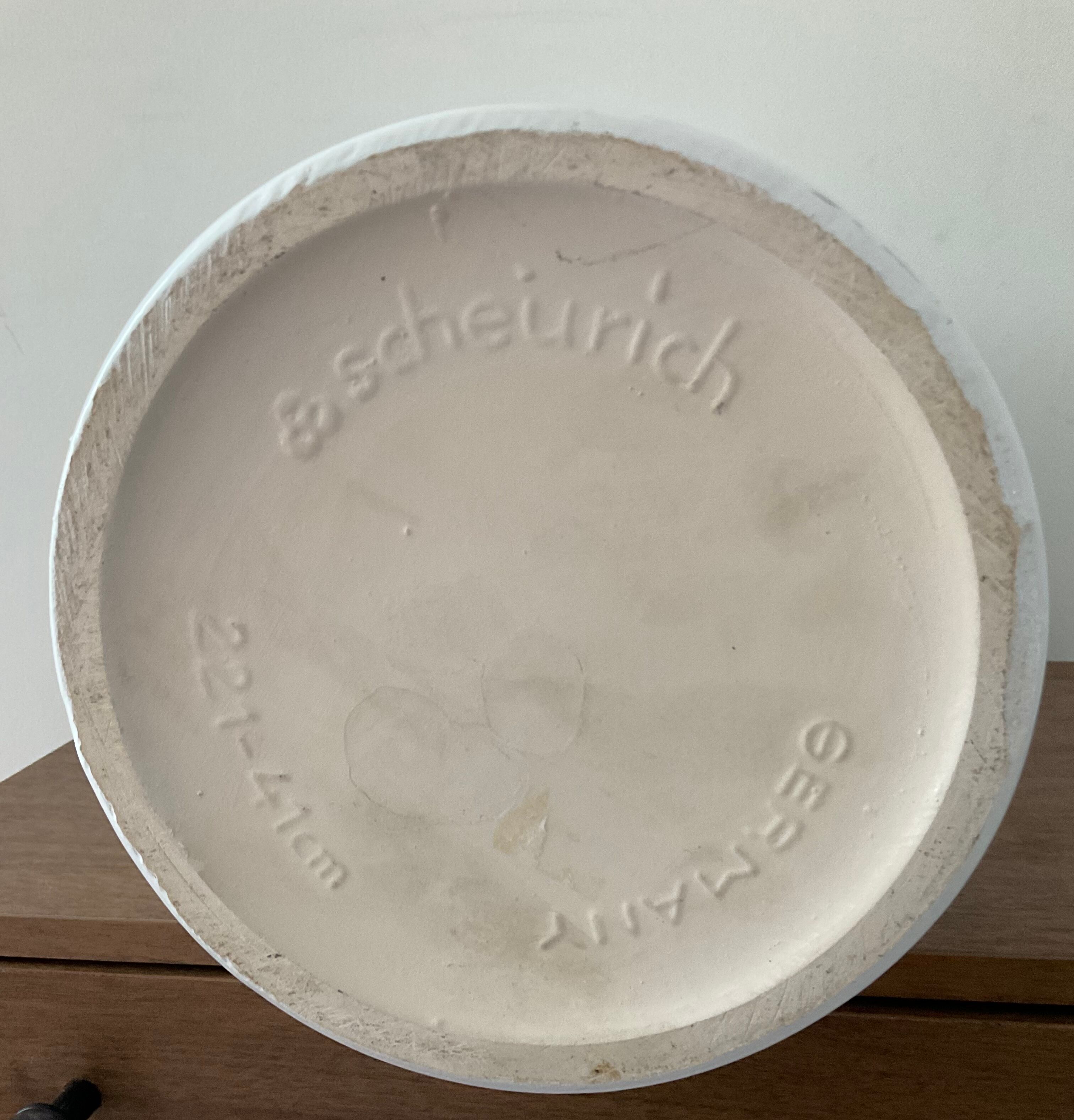 Umbrella holder Scheurich ceramic Germany 70s