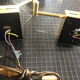 Pair of articulated wall lamps gilded brass Marset circa 1970