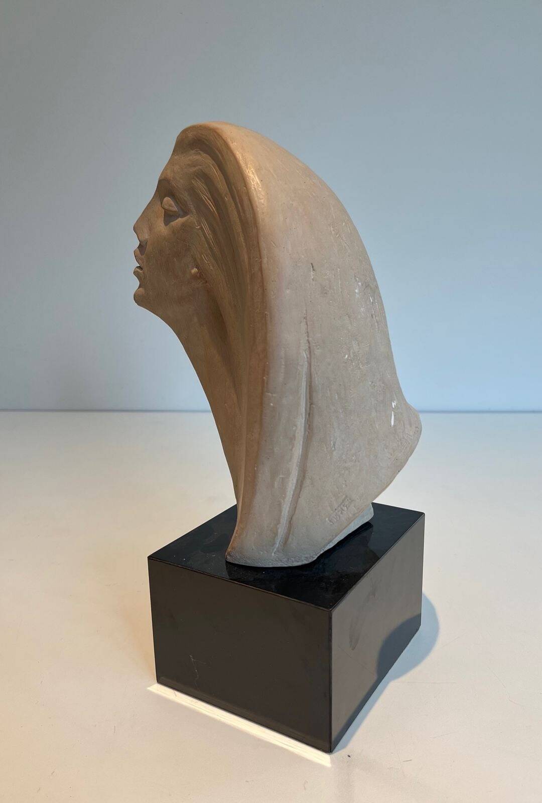 Female Bust in Terracotta with Egyptian Spirit, Austin Productions, 1980