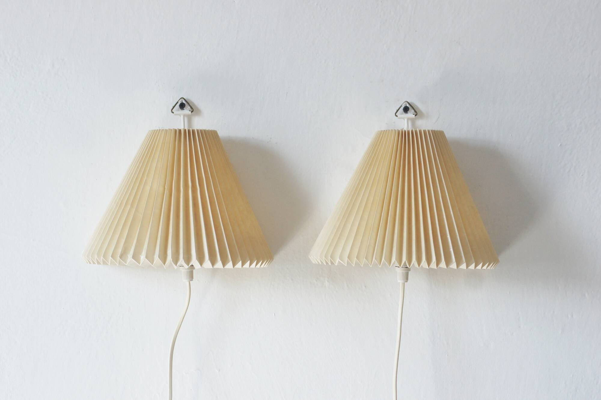 Model 203 Wall Lights by Henning Seidelin for Le Klint, Denmark, 1960s, Set
