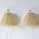 Model 203 Wall Lights by Henning Seidelin for Le Klint, Denmark, 1960s, Set