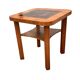 Table basse carrée art déco, Allemagne années 1950.