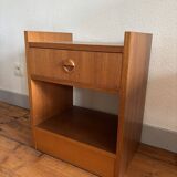 Scandinavian bedside table in teak, 1960.