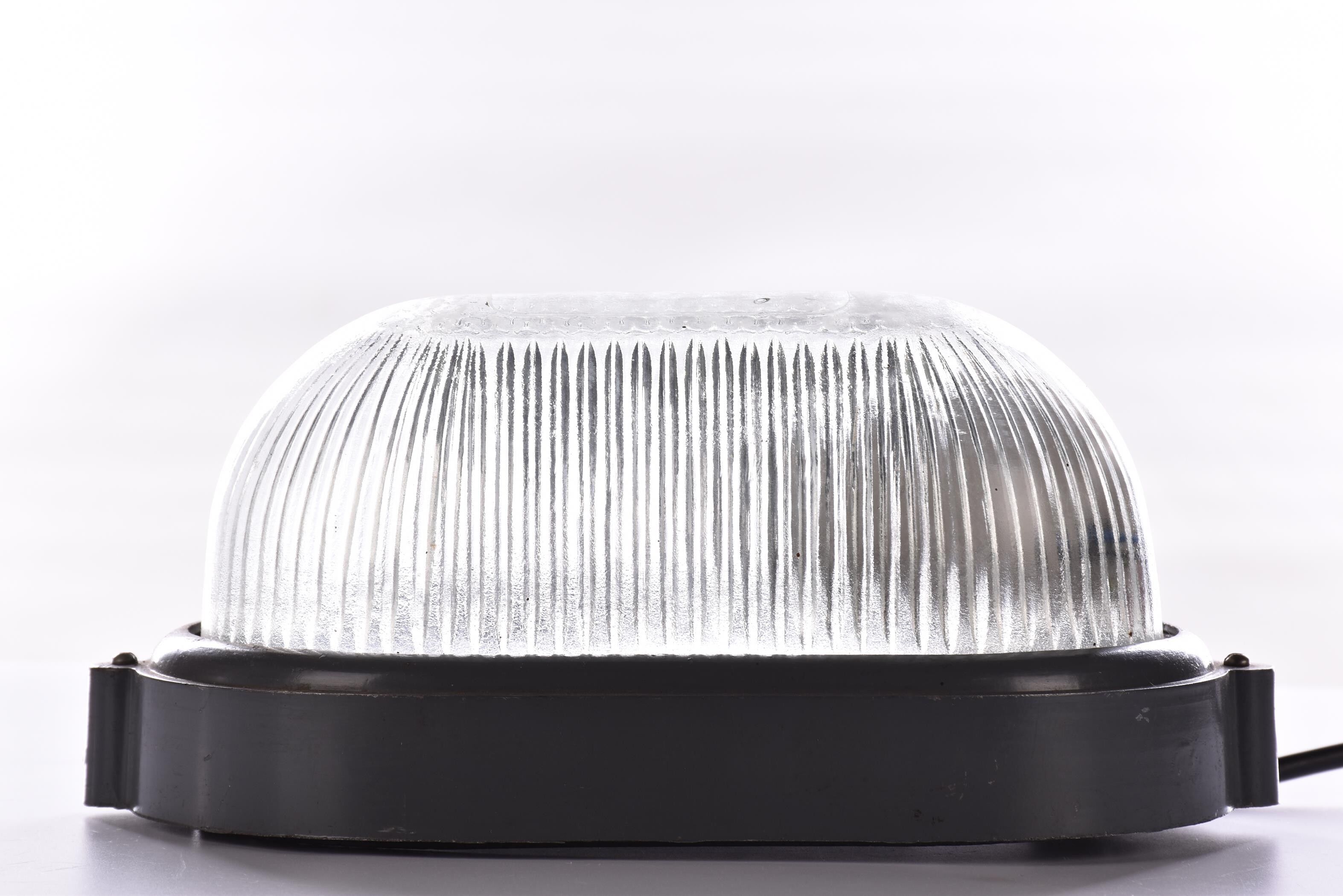 Industrial light vintage oval wall lamp