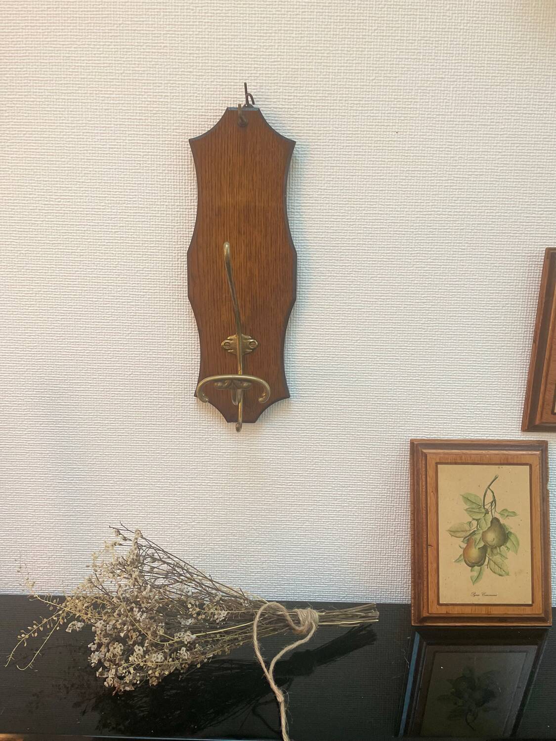 Vintage wall coat rack