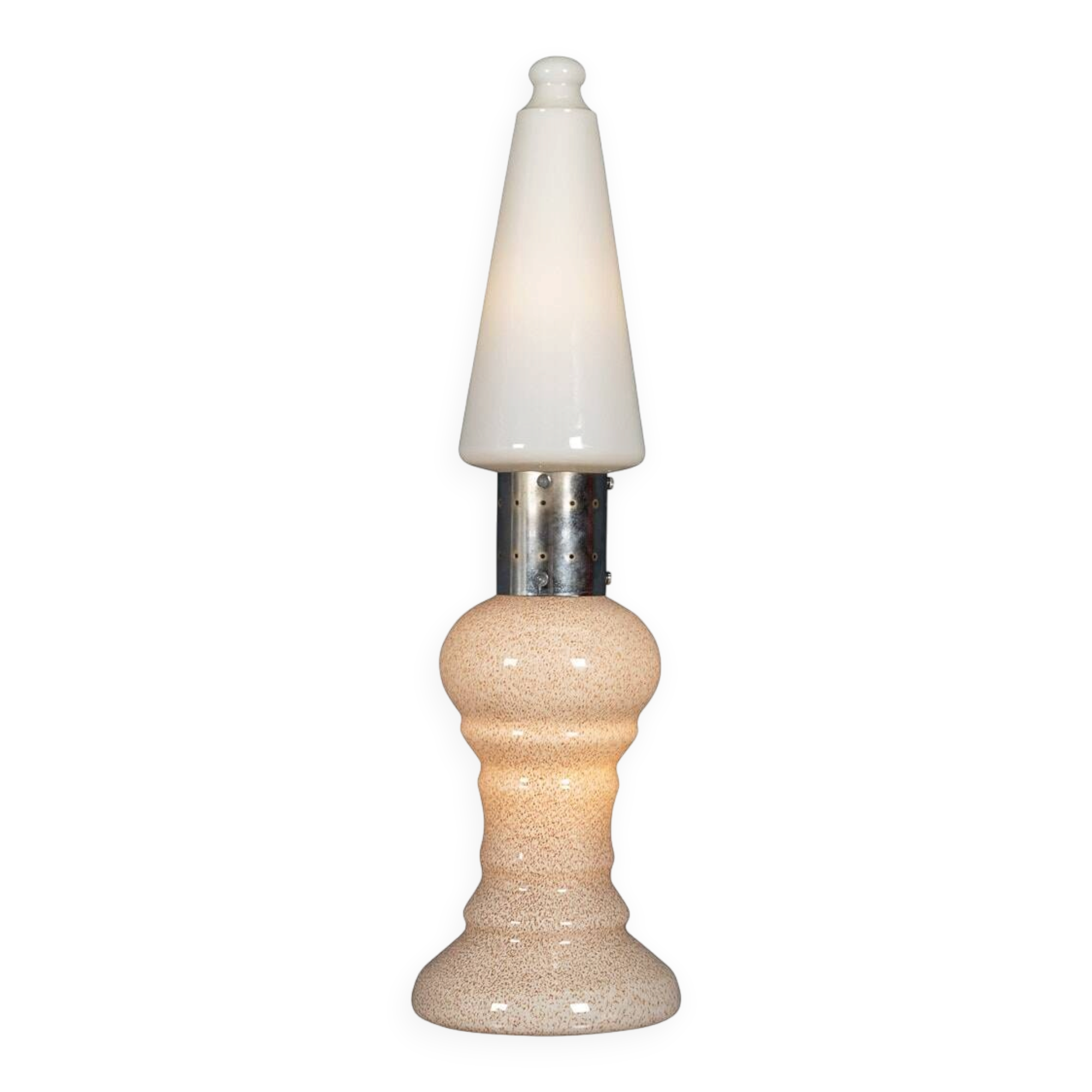 Vintage italian birillo table lamp by carlo nason for mazzega, murano c1970
