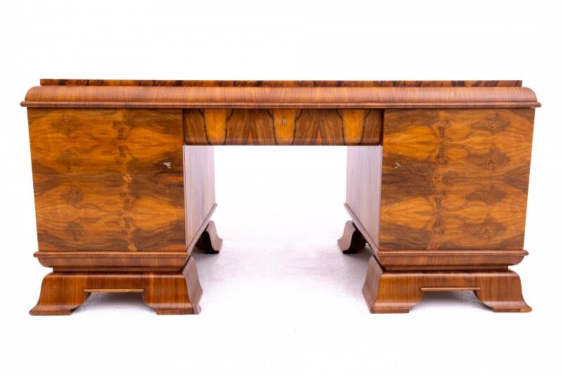 Art Deco office set from the 1930s, Poland. After renovation.