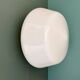 Vintage Mazda XXL globe wall or ceiling light in white opaline