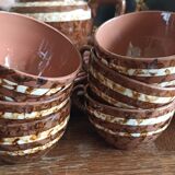 Mary coffee service by Digoin Sarreguemines - 6 people