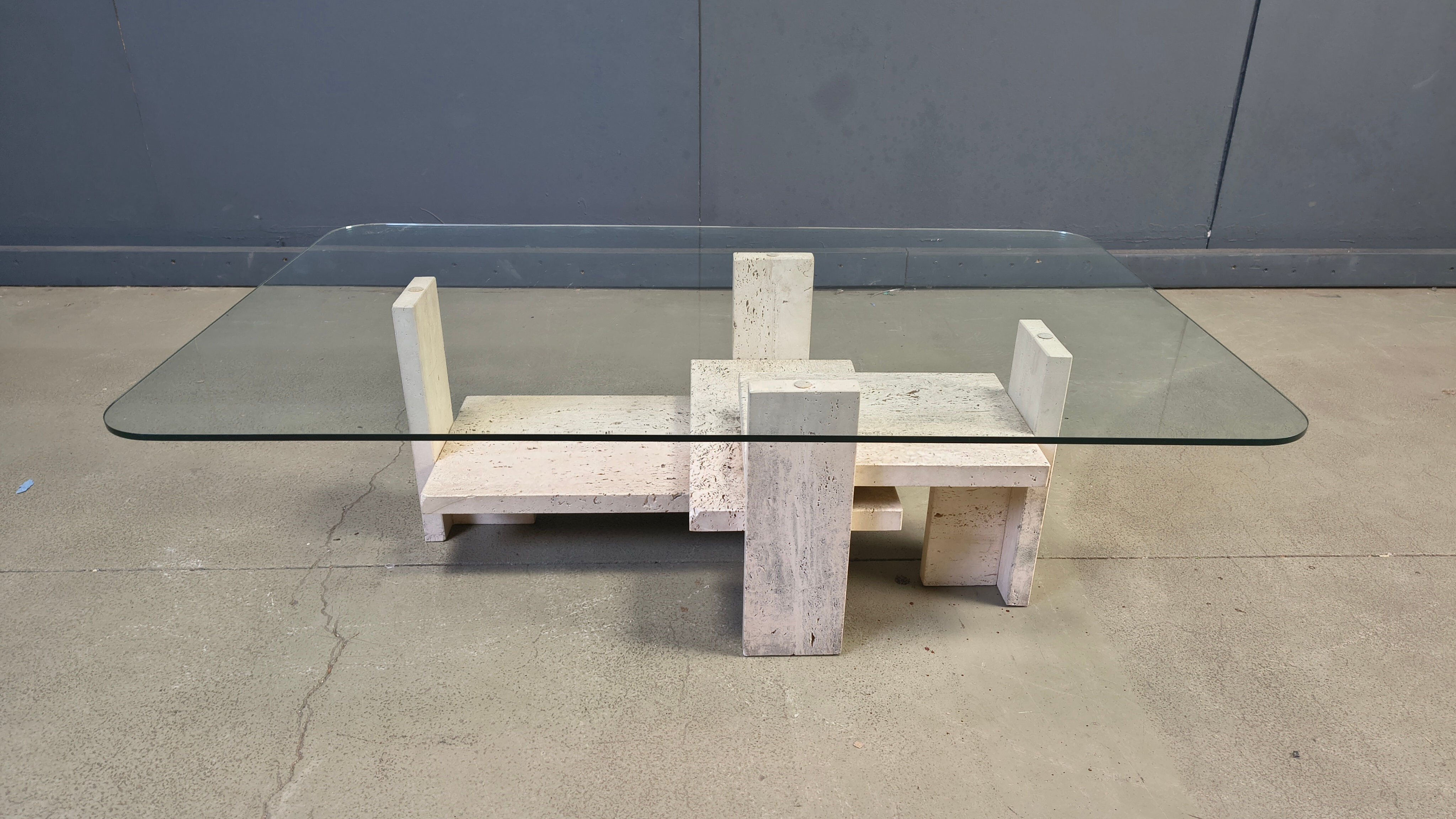 Vintage coffee table by Willy Ballez, 1970s