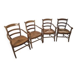 Suite de 4 fauteuils