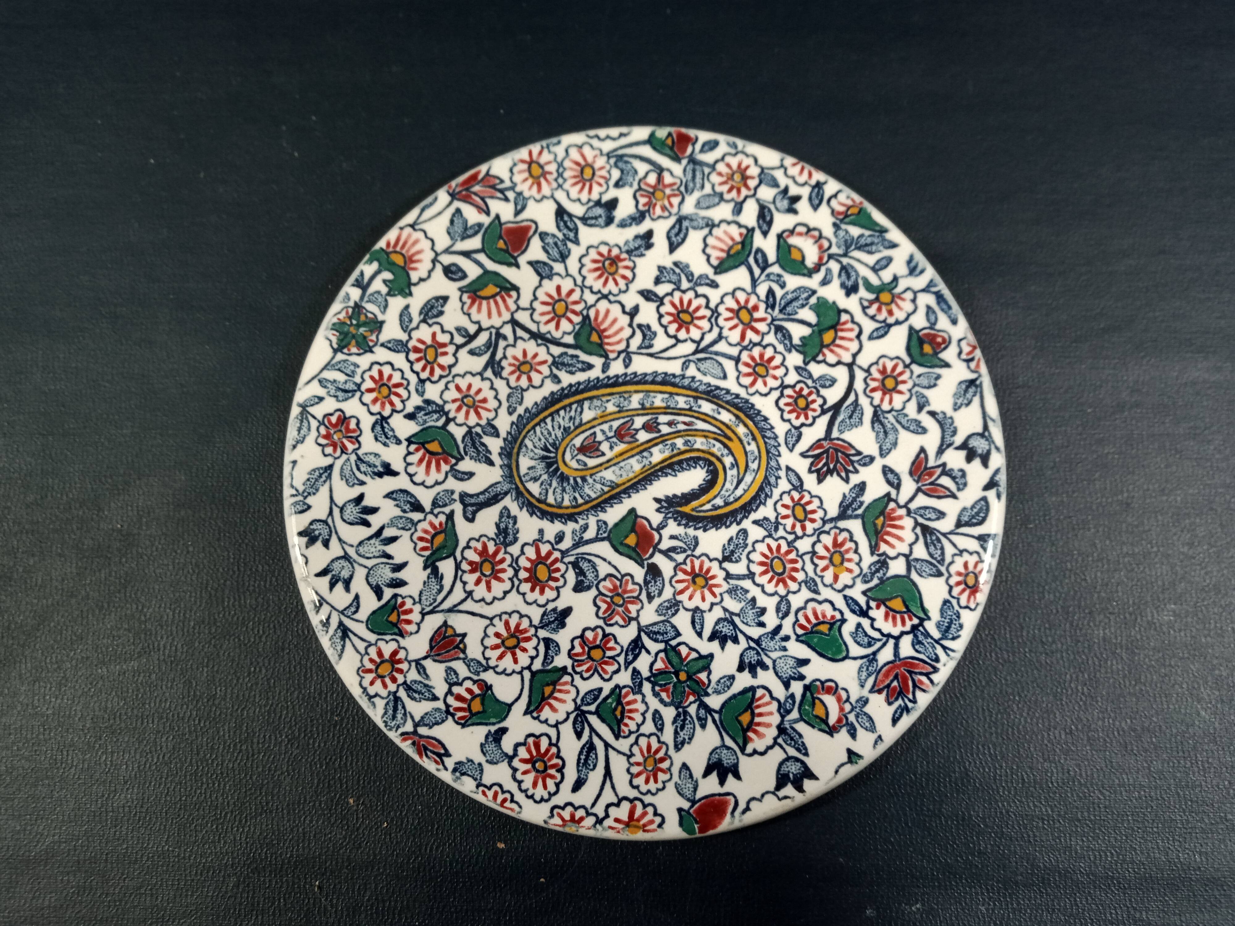 Underneath earthenware bottles of GIEN model "Kashmir"