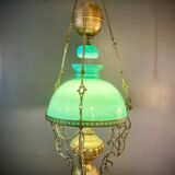 Old bronze and opaline suspension