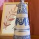 Vintage Spanish Hand Painted Glazed Ceramic Vase / Water Jug