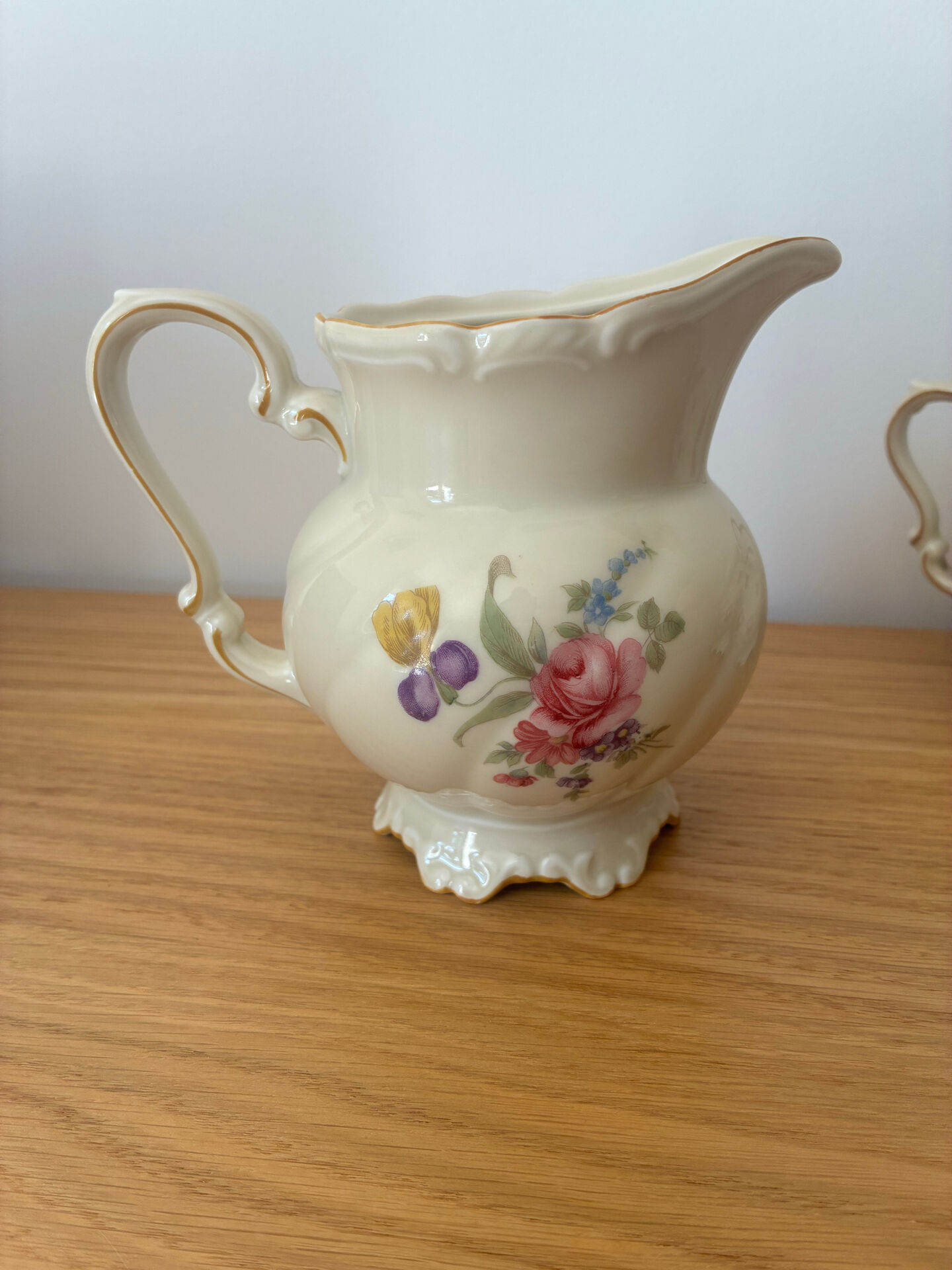 Sucrier et pot à lait vintage